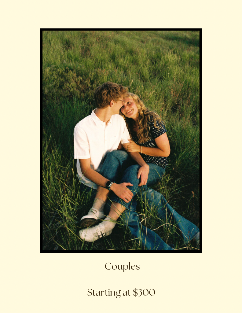 Couples sessions starting at $300