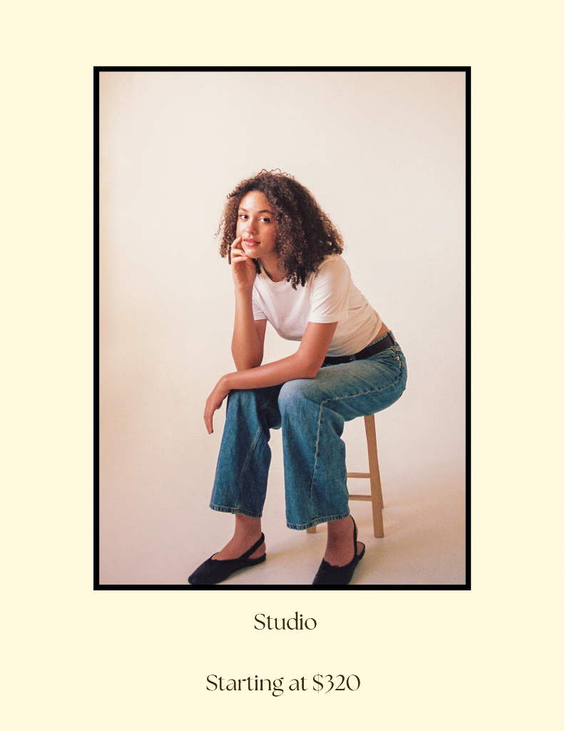 Studio sessions starting at $320